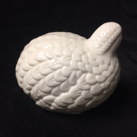 Vintage Japanese Porcelain White Quail Figurine - Picture 2 of 6